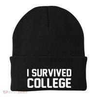 I Survived College Beanie thumb 0