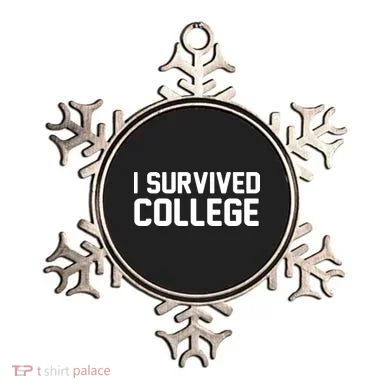 I Survived College Ornament