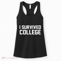 I Survived College Women's Tank Top thumb 0