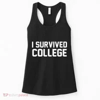 I Survived College Women's Tank Top thumb 0