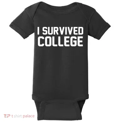 I Survived College Baby Bodysuit