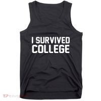 I Survived College Tank Top thumb 0