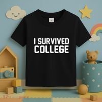 I Survived College Toddler T-Shirt thumb 3