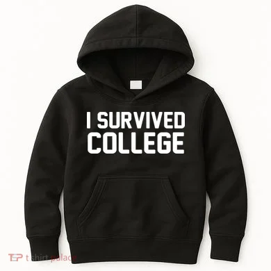 I Survived College Kids Hoodie