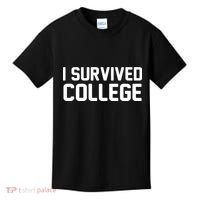 I Survived College Kids T-Shirt thumb 0