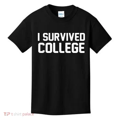 I Survived College Kids T-Shirt