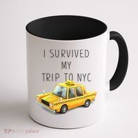 I Survived My Trip To NYC Coffee Mug thumb 1