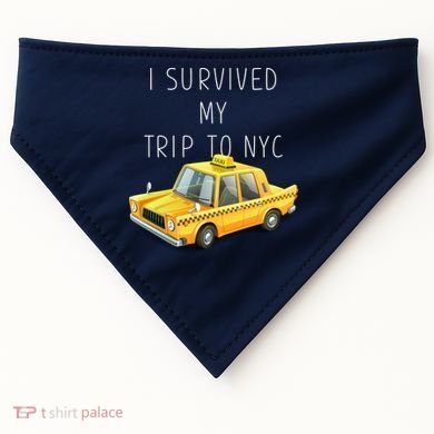 I Survived My Trip To NYC USA-Made Doggie Bandana