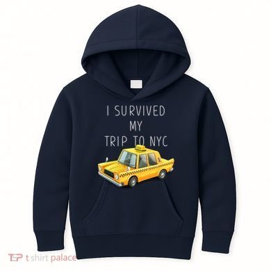 I Survived My Trip To NYC Kids Hoodie