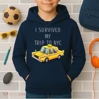 I Survived My Trip To NYC Kids Hoodie thumb 2