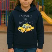 I Survived My Trip To NYC Kids Hoodie thumb 3