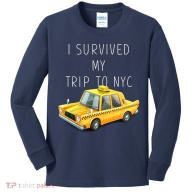 I Survived My Trip To NYC Kids Long Sleeve Shirt