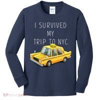 I Survived My Trip To NYC Kids Long Sleeve Shirt thumb 0