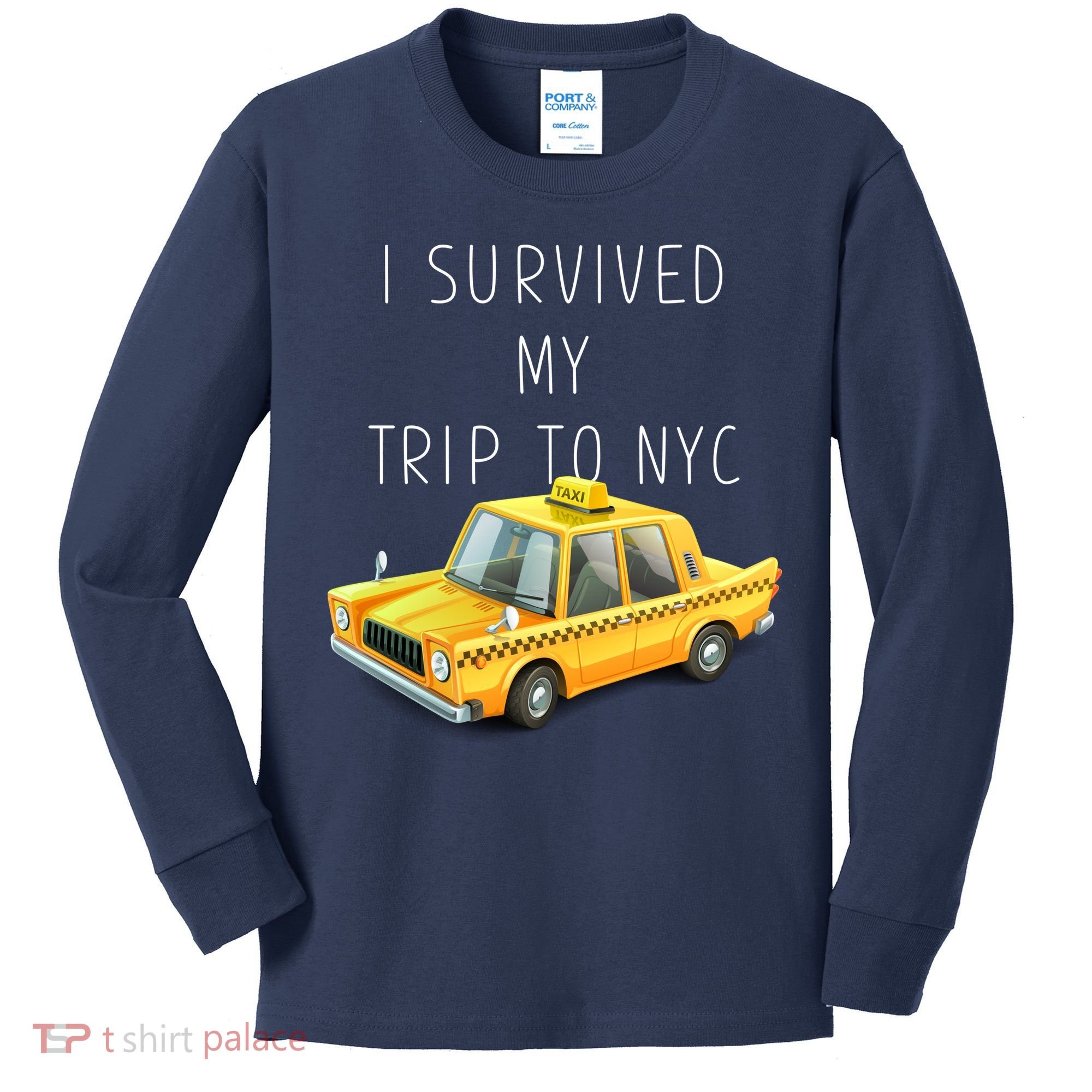 I Survived My Trip To NYC Kids Long Sleeve Shirt