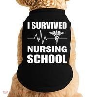 I Survived Nursing School Doggie Tank thumb 0