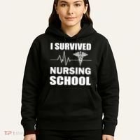I Survived Nursing School Hoodie thumb 5