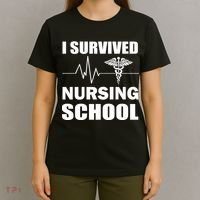 I Survived Nursing School T-Shirt thumb 4