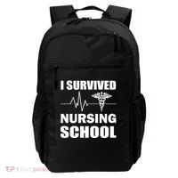 I Survived Nursing School Backpack thumb 0
