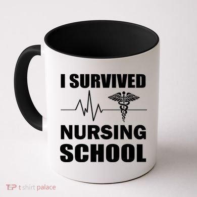I Survived Nursing School Coffee Mug