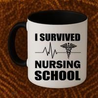 I Survived Nursing School Coffee Mug thumb 2