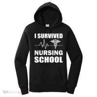 I Survived Nursing School Women's Hoodie thumb 0