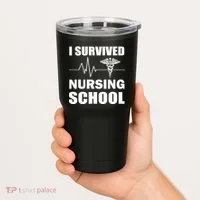 I Survived Nursing School Tumbler thumb 2