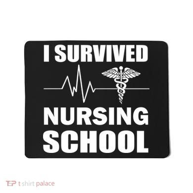 I Survived Nursing School Mousepad