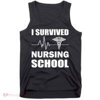 I Survived Nursing School Tank Top thumb 0