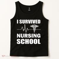 I Survived Nursing School Tank Top thumb 2