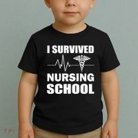 I Survived Nursing School Toddler T-Shirt thumb 2