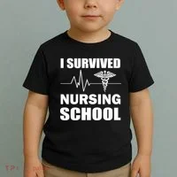I Survived Nursing School Toddler T-Shirt thumb 2