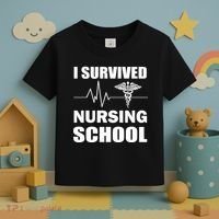 I Survived Nursing School Toddler T-Shirt thumb 3