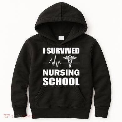 I Survived Nursing School Kids Hoodie