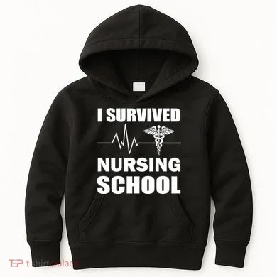 I Survived Nursing School Kids Hoodie