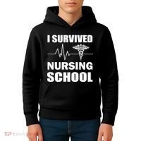 I Survived Nursing School Kids Hoodie thumb 4