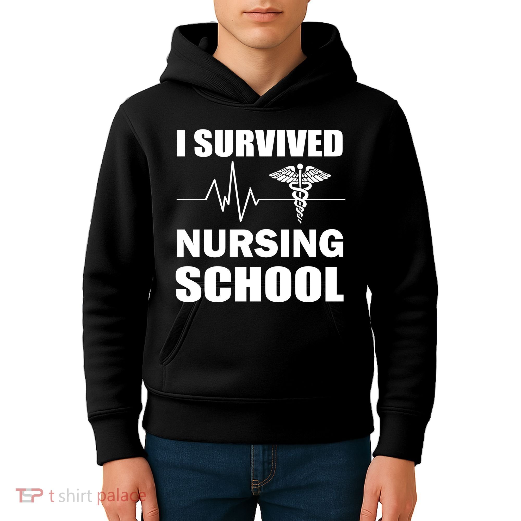 I Survived Nursing School Kids Hoodie