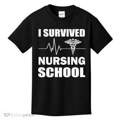 I Survived Nursing School Kids T-Shirt