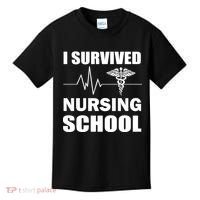 I Survived Nursing School Kids T-Shirt thumb 0