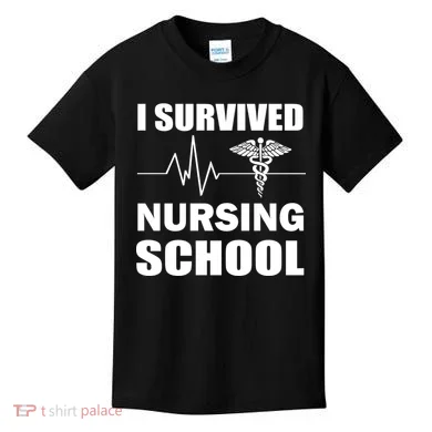 I Survived Nursing School Kids T-Shirt