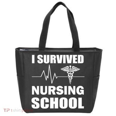 I Survived Nursing School Tote Bag