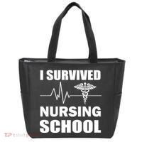 I Survived Nursing School Tote Bag thumb 0