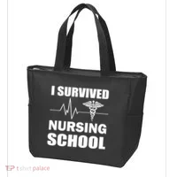 I Survived Nursing School Tote Bag thumb 3