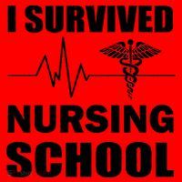 I Survived Nursing School Santa Hat thumb 1