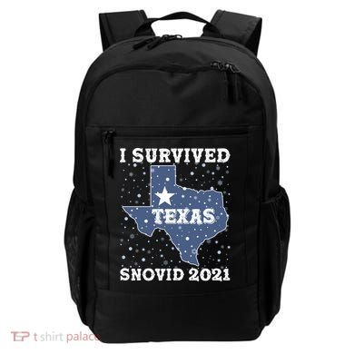 I Survived Snovid 2021Texas Snowstorm Backpack