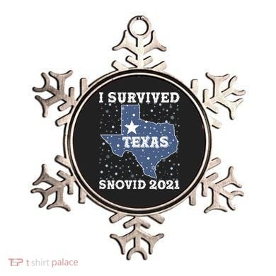 I Survived Snovid 2021Texas Snowstorm Ornament