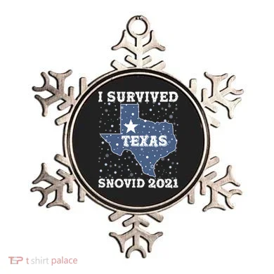 I Survived Snovid 2021Texas Snowstorm Ornament