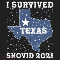 I Survived Snovid 2021Texas Snowstorm Golf Towel thumb 3