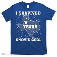 I Survived Snovid 2021Texas Snowstorm T-Shirt thumb 0