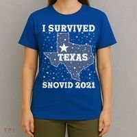 I Survived Snovid 2021Texas Snowstorm T-Shirt thumb 4