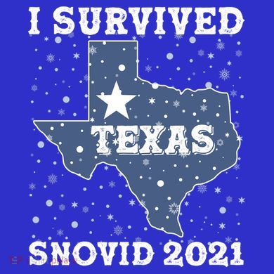 I Survived Snovid 2021Texas Snowstorm Ladies Essential Flowy Tank